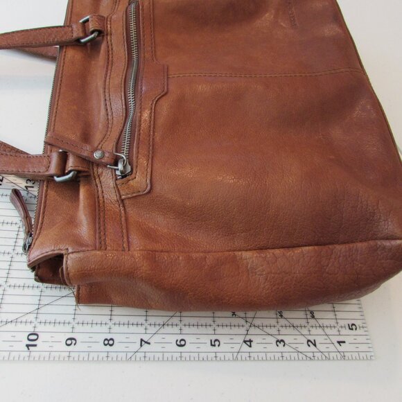 Spikes & Sparrow Brown Leather Laptop Bag - Picture 15 of 16